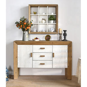 INNOVA, cajón y puerta <span class=keywords><strong>de</strong></span> color blanco personalizados contemporáneos, consola <span class=keywords><strong>de</strong></span> <span class=keywords><strong>entrada</strong></span> <span class=keywords><strong>de</strong></span> madera natural, mesa auxiliar moderna - Product Image 1