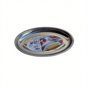 Bandeja Minimalista de Acero Inoxidable de un Solo Nivel de 35 cm para Almacenamiento de Alimentos en la Cocina - Product Image 2