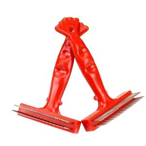 Peine para Eliminar <span class=keywords><strong>Pelo</strong></span> de Mascotas, Herramienta de Limpieza para Perros Grandes, Peine para Perros de <span class=keywords><strong>Pelo</strong></span> <span class=keywords><strong>Largo</strong></span>, Peine para Perros Pastor, Peine para Aseo de Perros Labrador - Product Image 4