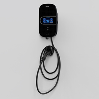 Borne de recharge murale intelligente 7kW pour VE, Type 2, avec gestion dynamique de la charge, contrôle par application, courant réglable, sortie d'usine