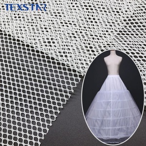 Tessuto in Rete di Crinolina Rigida Traspirante Tinta Unita in <span class=keywords><strong>Poliestere</strong></span> per Sostenere la Silhouette dell'Abito da Sposa - Product Image 1