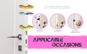 Topes de puerta de espuma Protector de dedo de puerta EVA Seguridad <span class=keywords><strong>Animal</strong></span> lindo Bebé Niño Cuidado infantil Colorido Cojín de Tope de puerta ecológico - Product Image 5