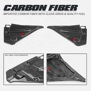 Kit de luxe pour l'intérieur du véhicule, en carbone sec, comprenant un ensemble de couvercles de compartiment moteur, de frein et de batterie OEM pour R35 GTR 2009-2020, 2 pièces - Product Image 4