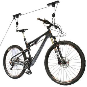 Soporte de metal para colgar bicicletas en el techo, estante de pared para almacenamiento de bicicletas de montaña, fácil instalación, Qt855644 - Product Image 1