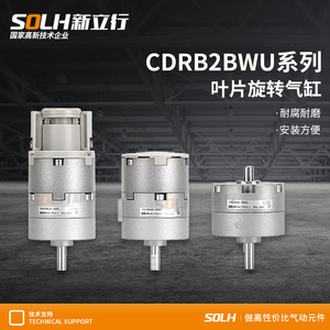CRB2BW15/20/30/40 Pneumatic Vane Rotary Cylinder 90/180/270SZ Adjustable <b>Swing</b> Cylinder 90/180/270 Degrees - Product Image 4
