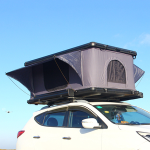 Tente de toit gonflable triangulaire rigide pour 5 personnes, avec poteaux en aluminium, pour camping extérieur, vente en gros, 01 Alumin - Product Image 5