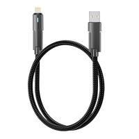 Câble de charge rapide tressé 4-en-1 100W PD avec conducteur en cuivre pur pour iOS et appareil photo, chargeur universel USB-A vers Type-C