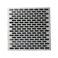 Coupe de tôle perforée en acier inoxydable SS 316/304 de haute qualité traitant la plaque de maille en métal à des fins décoratives industrielles