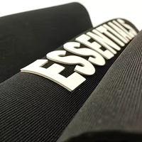 Logo personnalisé en silicone 3D, transfert thermique, autocollant de logo de marque, impression par transfert à repasser sur T-shirt
