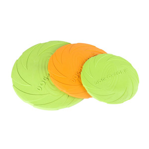 2022 Agreat silikon yumuşak Frisbeed Pet Bite dayanıklı köpek Frisbeed su çiğnemek oyuncak güçlü kauçuk interaktif özel Frisbeed - Product Image 6