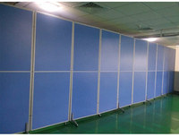 Modern Sound Proof Movable Partition Walls with Aluminum Frame Foldable Dividers Easy Installation for Home & Commercial Use