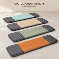 Matelas de camping auto-gonflant portable avec oreiller, tapis de couchage en TPU pour tente, camping en voiture, voyage, vente en gros, fabricant OEM ODM