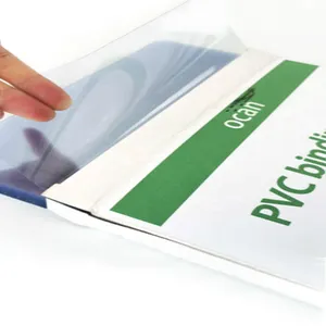 Chinese Factory OCAN A4 Size 120micron Plastic Binding Cover Clear PVC Sheet For Book Cover