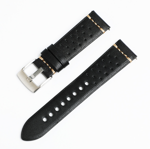 Correa de Reloj de Cuero Genuino, Venta Directa de Fábrica, MOQ Bajo, Color Marrón, 20/22mm - Product Image 5