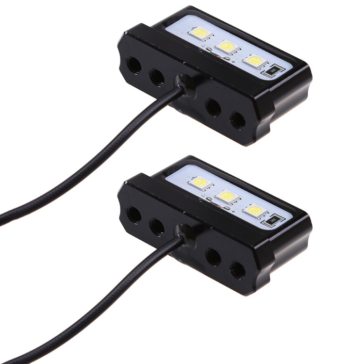 Дешевые светодиодные задние фонари из алюминиевого сплава с ЧПУ для самолета, 2 шт., подсветка для мотоцикла, рамка номерного знака со светодиодной подсветкой