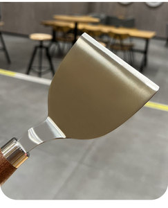 Syh259 Maison et Cuisine 2024 Variété <span class=keywords><strong>Professionnel</strong></span> <span class=keywords><strong>En</strong></span> Acier Inoxydable Barbecue Plat Plaque Spatule <span class=keywords><strong>Pizza</strong></span> <span class=keywords><strong>Pelle</strong></span> avec Manche <span class=keywords><strong>En</strong></span> <span class=keywords><strong>Bois</strong></span> - Product Image 4