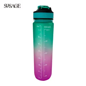 SWSAGE32ozBPAフリーマルチカラースポーツプラスチックウォーターボトル屋外用