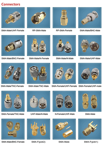 Adaptateur coaxial F-mâle vers SMA-femelle pour antenne CB, talkie-walkie, radio portable - Product Image 2