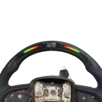 Volante de Fibra de Carbono para Dodge Charger Challenger Hellcat Charger Durango SRT RT GT, Accesorios para Automóviles
