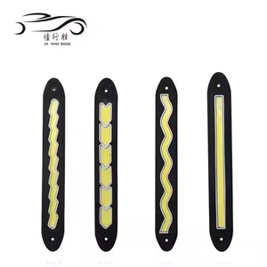 Mini Dual Led Flexible COB Dual Color Blanco Amarillo Adorno Luces Ojo De Aguila DRL Conducción Lámpara antiniebla Luz Led Flexible - Product Image 3