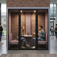 Flexspace Nouvelle Cabine Téléphonique de Bureau Acoustique, Réduction du Bruit, Pod de Travail Privé, Montage Facile pour Réunions Discrètes en Public