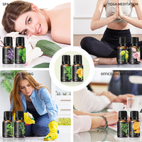 Penjualan Terbaik 100% murni alami organik Lavender Lemon Mint pohon mawar oranye minyak esensial