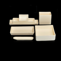 Creuset en alumine de haute pureté 100*50*30mm L * W * H bateau de Combustion 75ml pour four à tubes à 1600 degrés