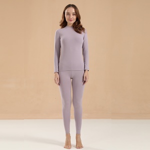 ชุดชั้นในกันหนาวคอปกกลางสำหรับผู้หญิง ผ้าฝ้าย ทรงเข้ารูป ลองจอน ระบายอากาศได้ดีและให้ความอบอุ่น พร้อมคุณสมบัติต้านเชื้อแบคทีเรีย - Product Image 6