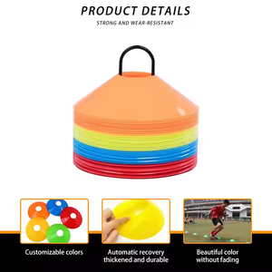 Nhà Máy Bán buôn biểu tượng tùy chỉnh bóng đá sự nhanh nhẹn đĩa nón tốc độ đào tạo PE nhựa trở ngại Cone đĩa - Product Image 5