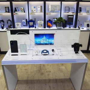 Biểu tượng tùy chỉnh hiện đại Acrylic điện thoại hiển thị đứng với màn hình <span class=keywords><strong>LCD</strong></span> triển lãm thương mại thiết bị quảng cáo cửa hàng trực tuyến Nhà cung cấp - Product Image 6