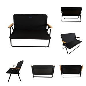 Silla de <span class=keywords><strong>Camping</strong></span> Extra Grande, Ligera y Cómoda, de Tela, con Doble Asiento, Plegable, Portátil, para Playa, Muebles de Exterior - Product Image 1