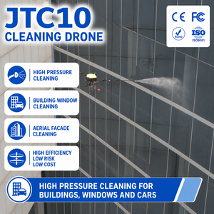 Drone de nettoyage haute pression UAV à pulvérisation ciblée pour la maintenance des façades de bâtiments de grande hauteur et des centres commerciaux - Product Image 1