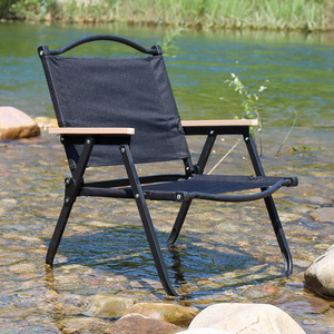 Chaise pliante portable Ruida Kermit pour camping et plage, chaise de jardin légère, style décontracté, chaise pliable - Product Image 2
