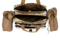 Bolso Bandolera Táctico Verde de Gran Venta para Viajes y Camping, con Brújula, para Navegación, Portátil y Ordenador