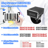 XT3001BHD Nuevo escáner de código de barras inalámbrico 2d con anillo de dedo portátil para almacenamiento logístico