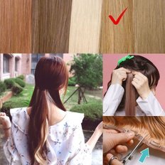 WD59465 oro biondo I-Tip extension per capelli Super doppio disegnato capelli Remy 8 pollici ponte allungato onda Super doppio disegnato Remy - Product Image 1