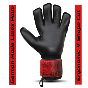 Gants de gardien de but pour jeunes adultes en gros d'usine meilleurs gants de football de protection des doigts avec des matériaux en latex de haute qualité - Product Image 4