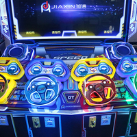 Nueva Máquina de Videojuegos Arcade de Carreras Mecha Speed, Simulador de Carreras para 4 Jugadores, Operado con Monedas