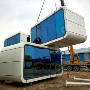 Casa de huéspedes de estructura de acero, grande, con drenaje paisajístico, para alojamiento en zona turística, estilo mansión, con habitación temática estrellada. - Product Image 1