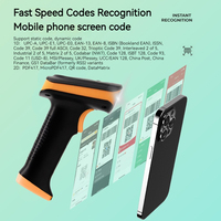 Lecteur de codes-barres portable sans fil KEFAR 1D et 2D, scanner manuel sans fil rechargeable, lecteur de codes-barres/QR USB