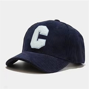 Gorras de béisbol con bordado de toalla personalizables de pana Retro Para hombre y mujer - Product Image 6