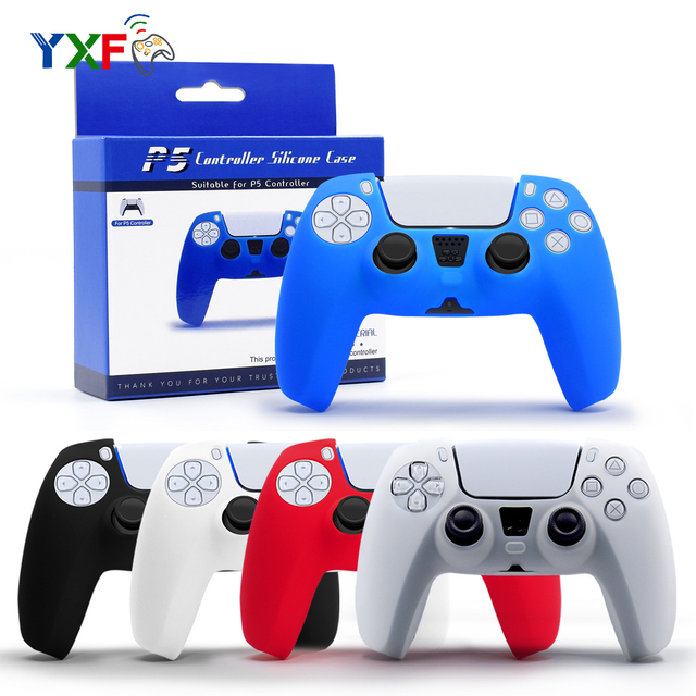 PS5 Controller Skin PS5 Accessories Soft Silicon Rubber Cover Case Protective for Playstation 5 Joystick Gamepad