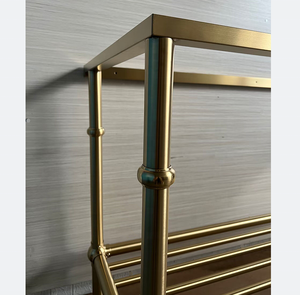 Base de tocador de baño de acero de 48 pulgadas, inserciones decorativas, <span class=keywords><strong>lavabo</strong></span> de Metal, consola, <span class=keywords><strong>lavabo</strong></span>, tocadores, cámaras de lujo, juego de tocador King Suite - Product Image 4