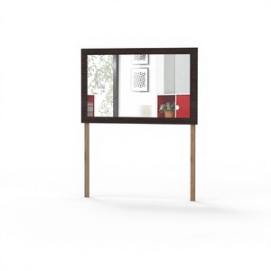 OEM 1516-H Premium Quality Contemporary Design Freestanding Dresser <b>Mirror</b> Luxury MDF Wood Vanity <b>Mirror</b> HD Clarity Rectangular - Product Image 2