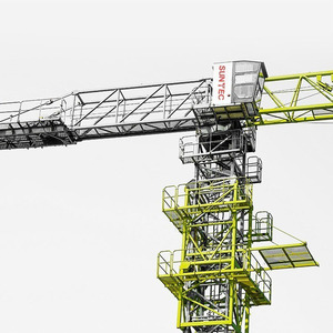 Grues à tour à dessus plat de longueur d'usine Grue à tour à bras long à charge élevée Grue à tour à dessus plat pour des projets de construction - Product Image 5