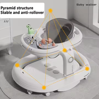 Top vente OEM ODM infantile activité poussette 4-en-1 multifonctionnel pousser voiture bébé marchette chariot jouets cadre en plastique amusant Durable