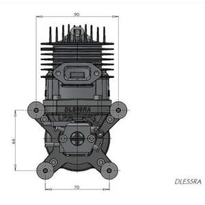 Nuevo Motor de Gasolina DLE55RA de 55CC para Aeromodelismo - Product Image 6