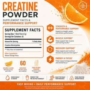 Creatina Monohidrato Micronizada en Polvo, Apoya la Fuerza, la Recuperación Post-Entrenamiento y la Concentración Durante el Entrenamiento, Suplemento para Atletas - Product Image 6