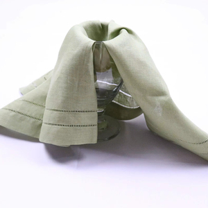 ผ้าปูโต๊ะลินินงานฝีมือคุณภาพระดับมืออาชีพ ผ้าเช็ดปากโต๊ะลินินขนาด 60x60 ซม. เย็บขอบสองชั้น สำหรับโรงแรมร้านอาหาร - Product Image 1