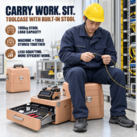 AI-12 Fiber Fusion Splicer FTTH Core Alignment Automatic Arc 6 Motor Pabrik Langsung Grosir Produsen OEM Pemasok